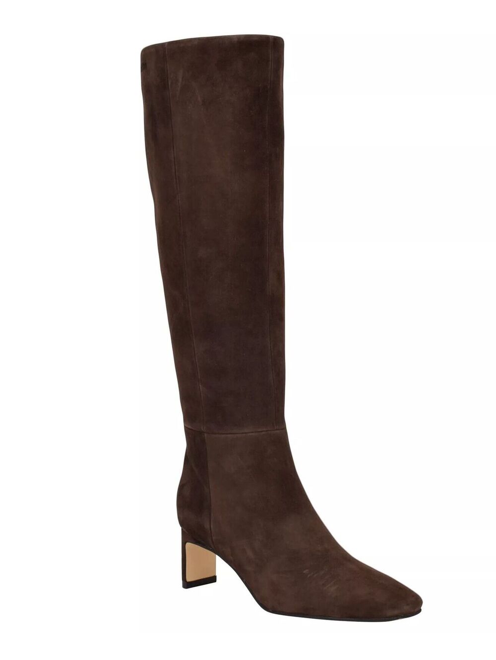 Calvin Klein Caterine Suede Dark Brown Boots Sz-10M ($239)